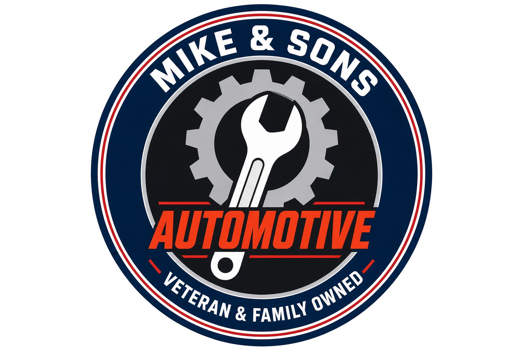 The Mike & Sons Automotive emblem
